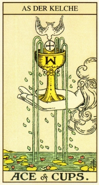 Tarot Tageskarte - As der Kelche