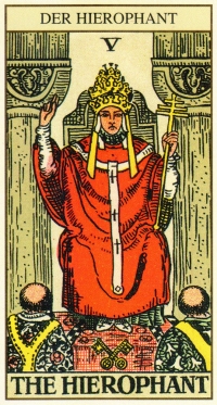 Tarot Tageskarte - Der Hierophant