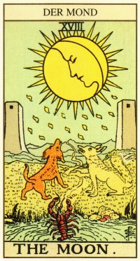 Tarot Tageskarte - Der Mond