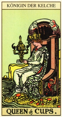 Tarot Tageskarte - Königin der Kelche