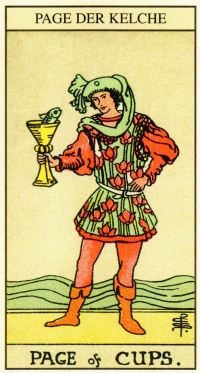 Tarot Tageskarte - Bube der Kelche