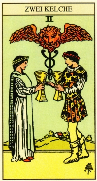 Tarot Tageskarte - 2 Kelche